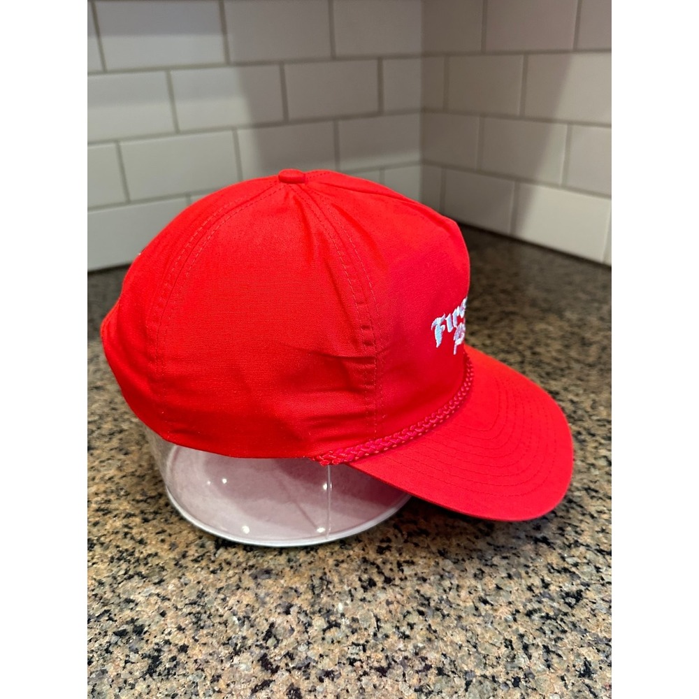 Firestone Racing Headmost Vintage Rope Snapback Hat Red IndyCar Auto Racing - Picture 4 of 8